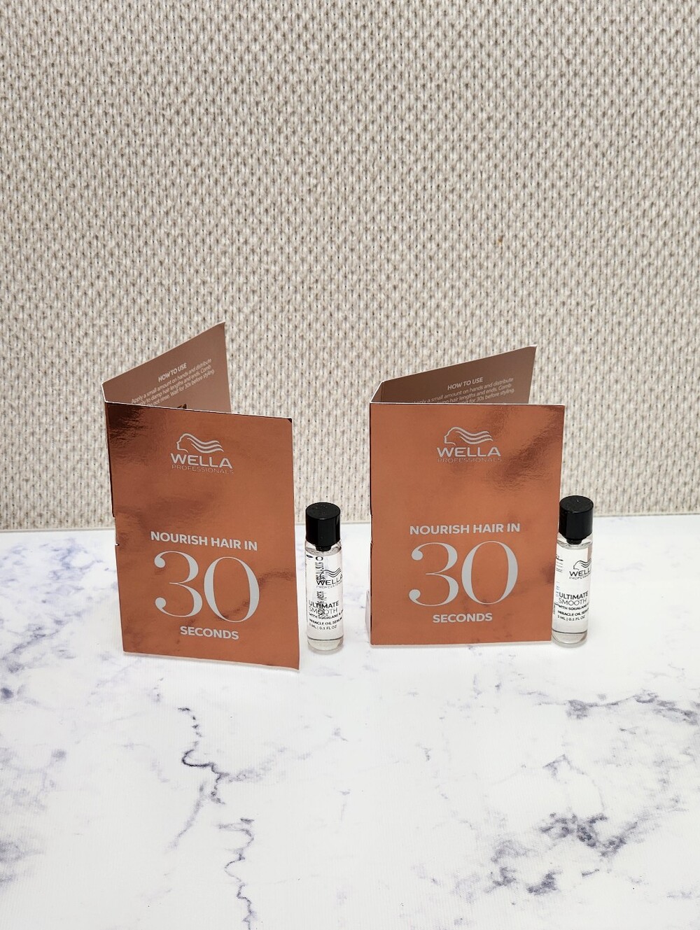 2 Wella Ultimate Smooth Miracle Oil Serum Mini Travel Size